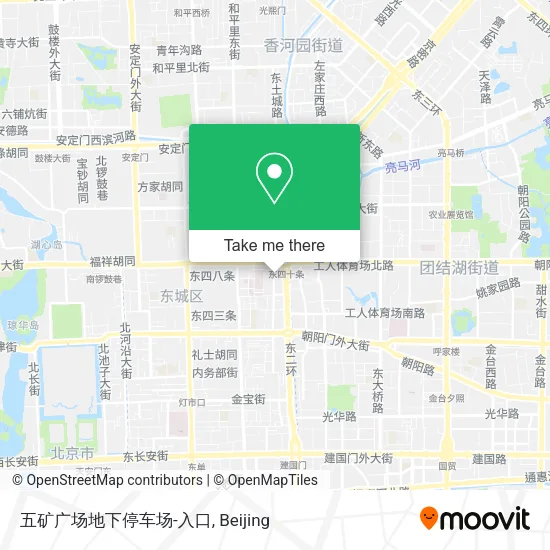 五矿广场地下停车场-入口 map