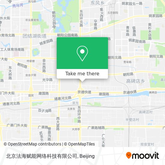 北京法海赋能网络科技有限公司 map