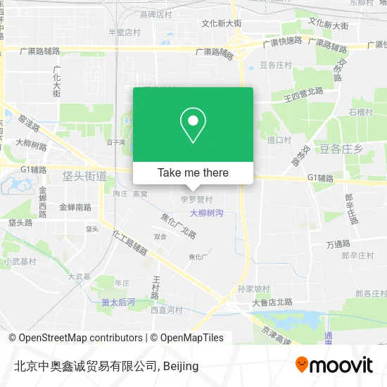 北京中奥鑫诚贸易有限公司 map