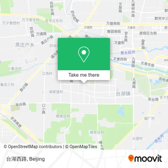 台湖西路 map
