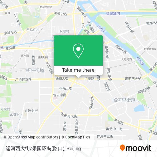 运河西大街/果园环岛(路口) map