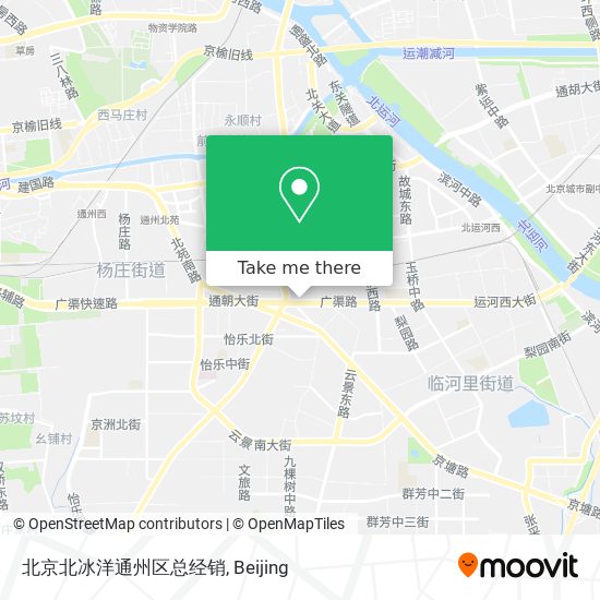北京北冰洋通州区总经销 map