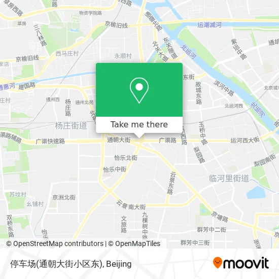 停车场(通朝大街小区东) map