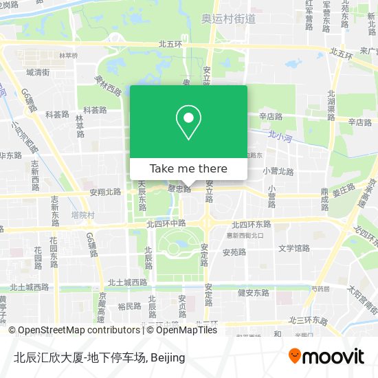 北辰汇欣大厦-地下停车场 map