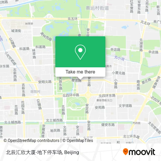 北辰汇欣大厦-地下停车场 map