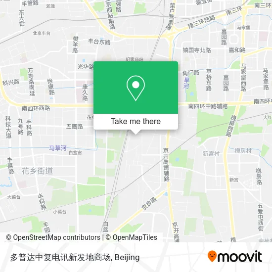多普达中复电讯新发地商场 map