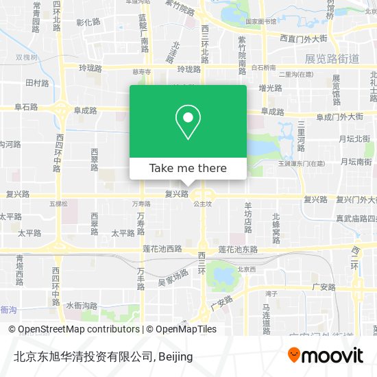 北京东旭华清投资有限公司 map