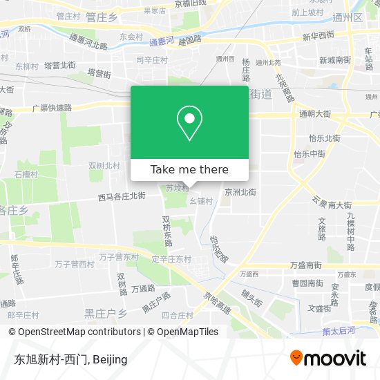 东旭新村-西门 map
