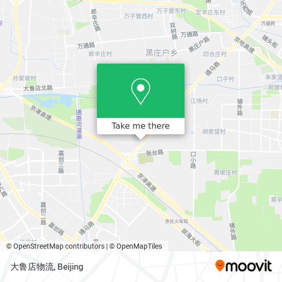 大鲁店物流 map