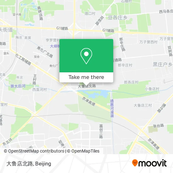 大鲁店北路 map