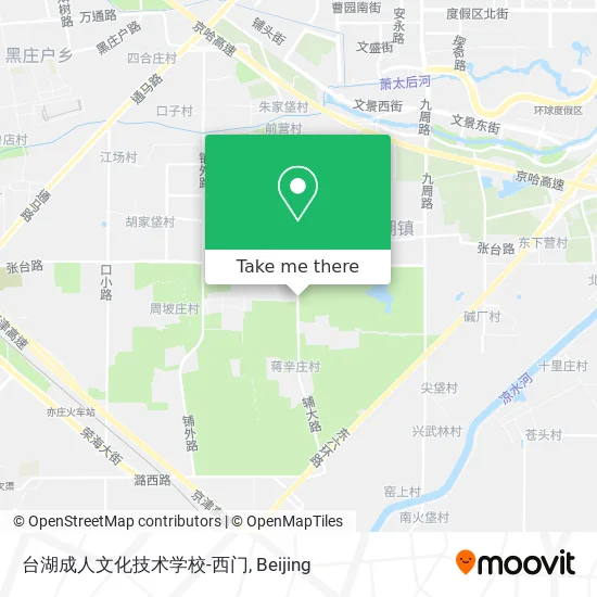 台湖成人文化技术学校-西门 map