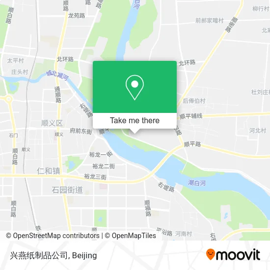 兴燕纸制品公司 map
