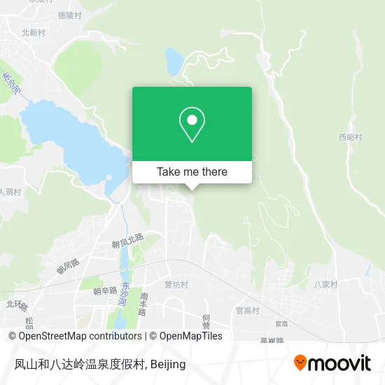凤山和八达岭温泉度假村 map