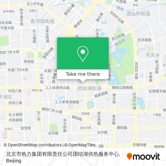 北京市热力集团有限责任公司团结湖供热服务中心 map
