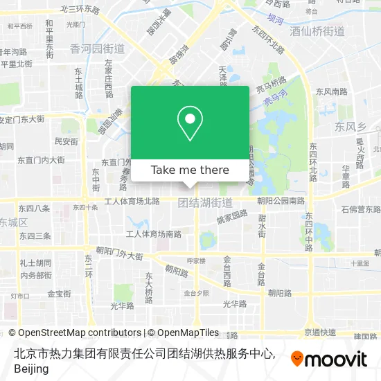 北京市热力集团有限责任公司团结湖供热服务中心 map
