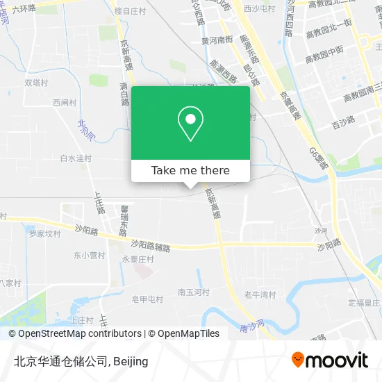 北京华通仓储公司 map