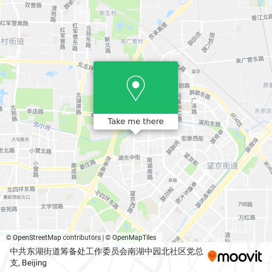 中共东湖街道筹备处工作委员会南湖中园北社区党总支 map