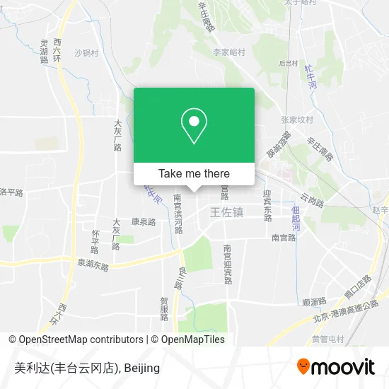 美利达(丰台云冈店) map