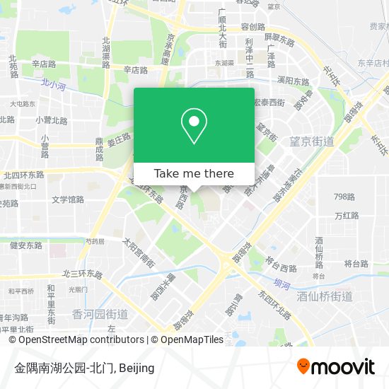 金隅南湖公园-北门 map