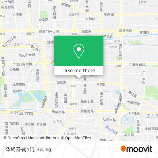 华腾园-南1门 map