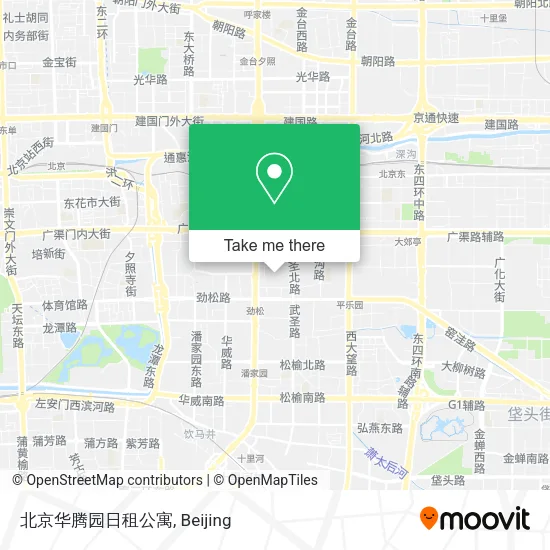 北京华腾园日租公寓 map