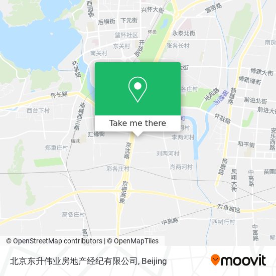 北京东升伟业房地产经纪有限公司 map