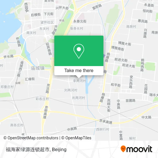 福海家绿源连锁超市 map