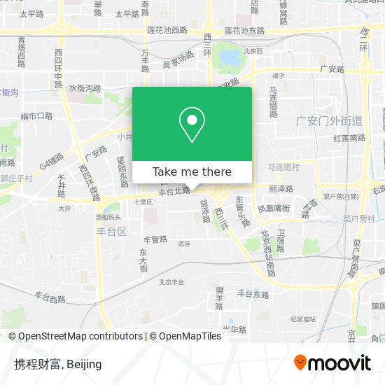 携程财富 map