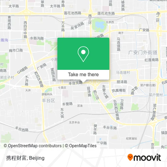 携程财富 map