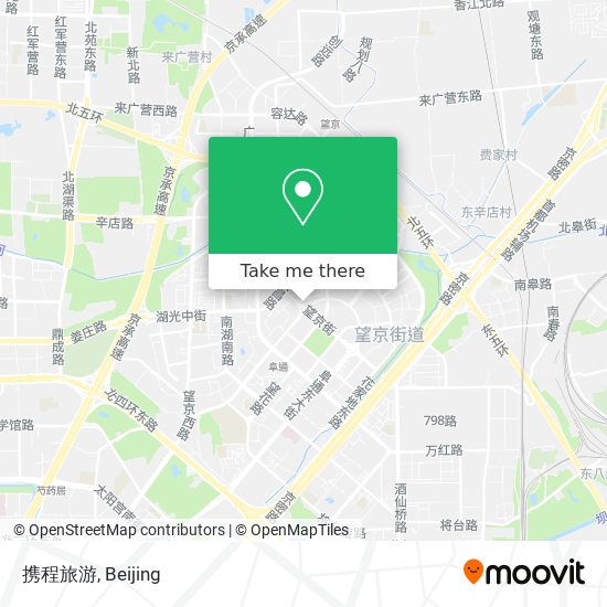 携程旅游 map