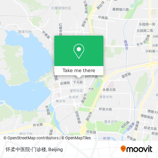 怀柔中医院-门诊楼 map
