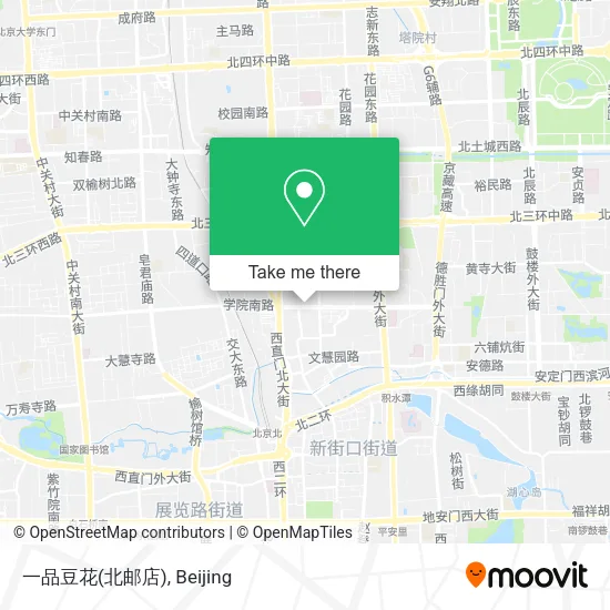 一品豆花(北邮店) map