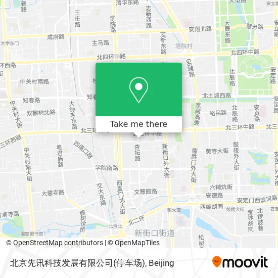 北京先讯科技发展有限公司(停车场) map