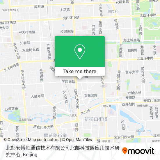 北邮安博胜通信技术有限公司北邮科技园应用技术研究中心 map