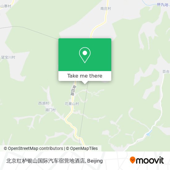 北京红栌银山国际汽车宿营地酒店 map