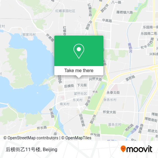 后横街乙11号楼 map