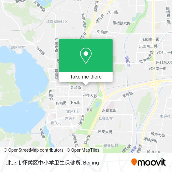 北京市怀柔区中小学卫生保健所 map