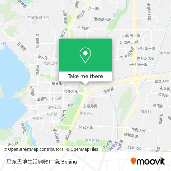 星东天地生活购物广场 map