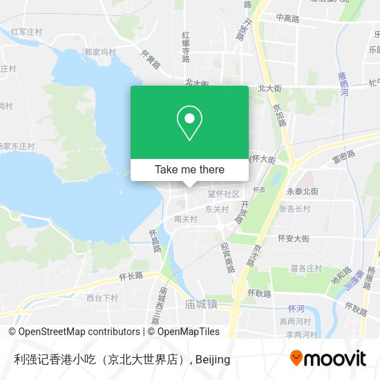 利强记香港小吃（京北大世界店） map