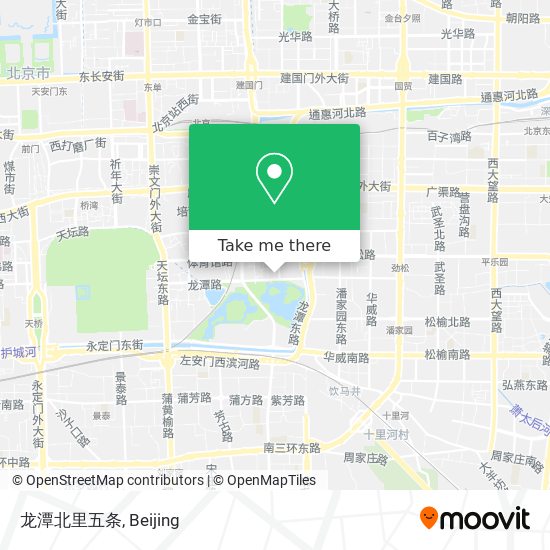 龙潭北里五条 map
