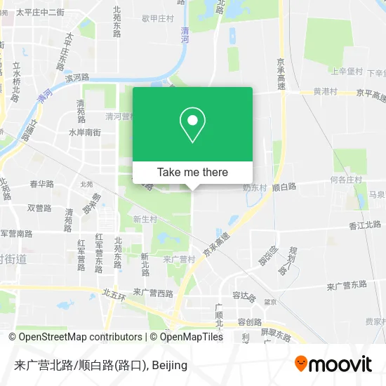 来广营北路/顺白路(路口) map