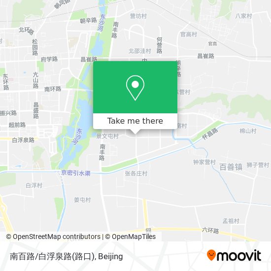 南百路/白浮泉路(路口) map