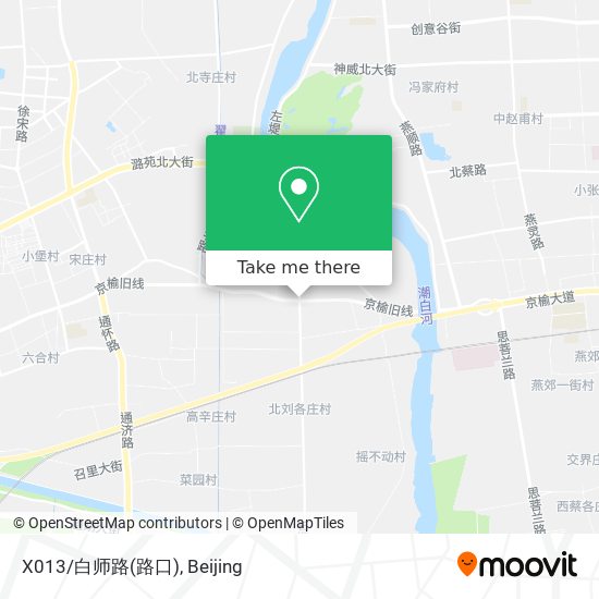 X013/白师路(路口) map