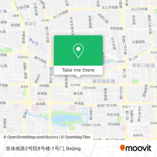 首体南路2号院8号楼-1号门 map