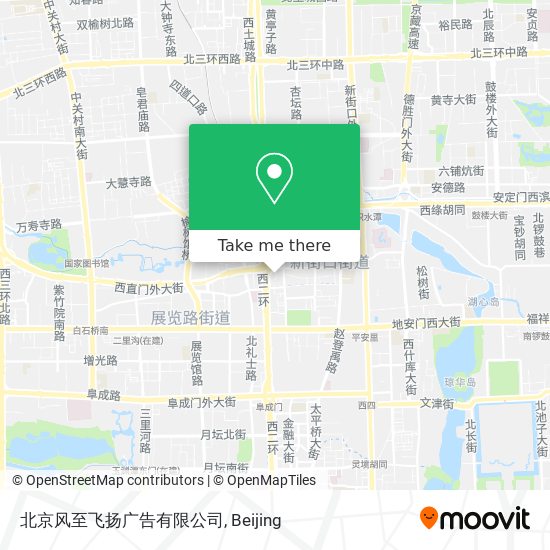北京风至飞扬广告有限公司 map
