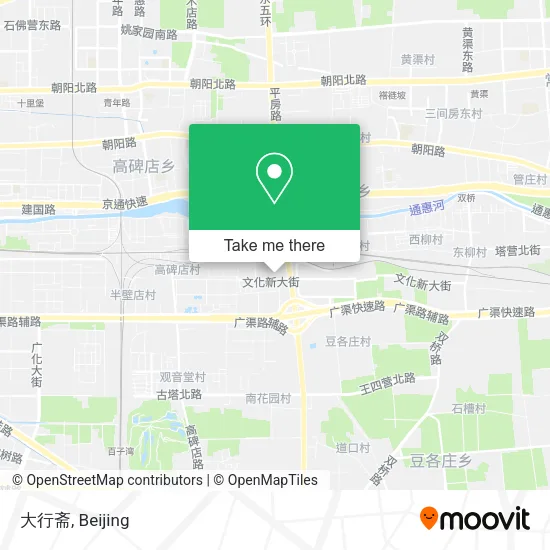 大行斋 map