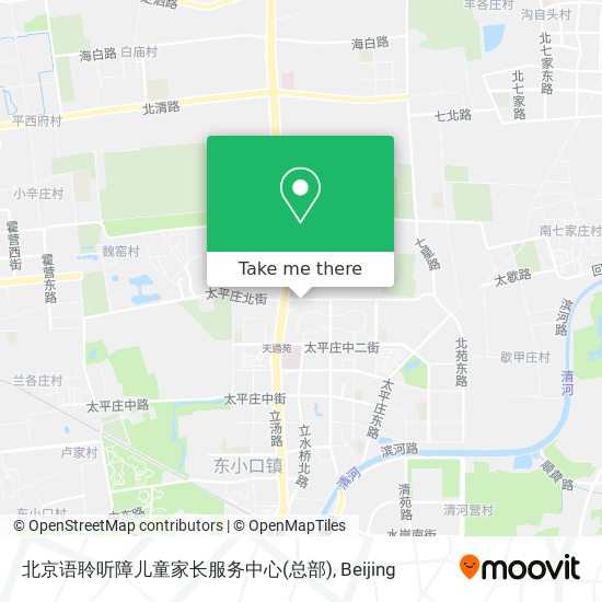 北京语聆听障儿童家长服务中心(总部) map