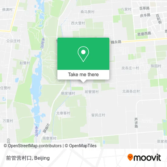 前管营村口 map