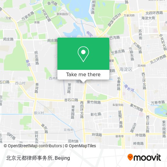 北京元都律师事务所 map