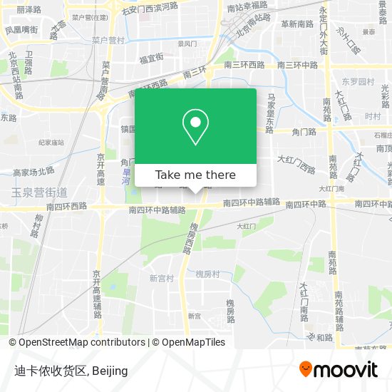 迪卡侬收货区 map